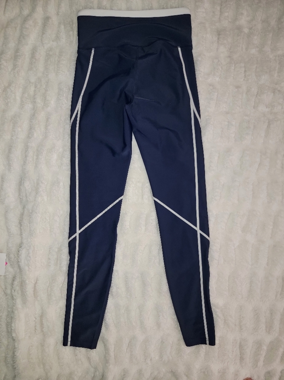 P.E Nation Navy Leggings with White Piping - Picture 3 of 10